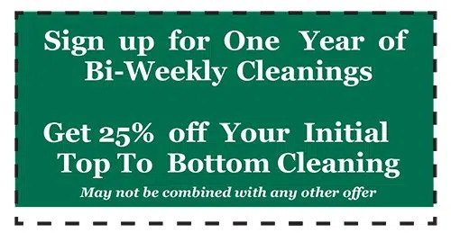 25 off w biweekly cleanings
